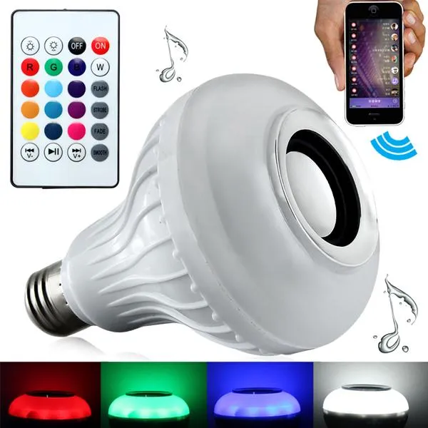 LED Smart Light Bulb With Built-In Bluetooth Speaker