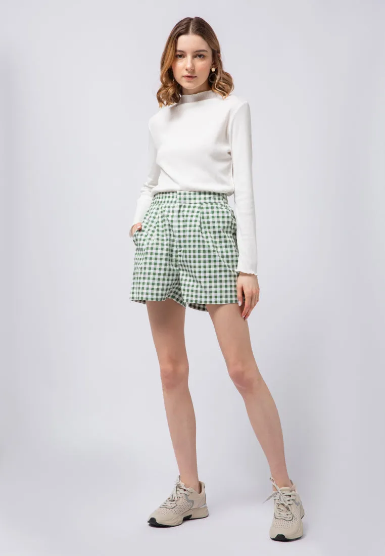 Lettuce Hemline Long Sleeve Top