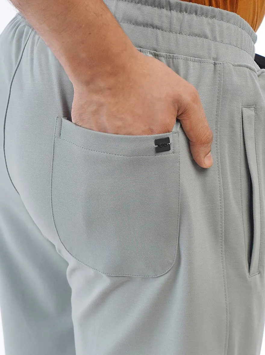 Light Green Solid Slim Fit Shorts | JadeBlue