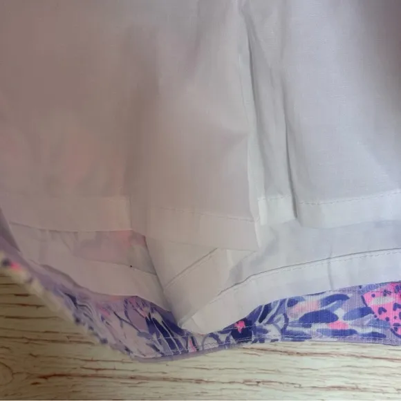 Lilly Pulitzer Patty Skort in Light Lilac Verbena Trunks in The Air Sz 4
