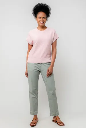 Lily & Me Lola Cotton Knitted Tank Top Soft Pink