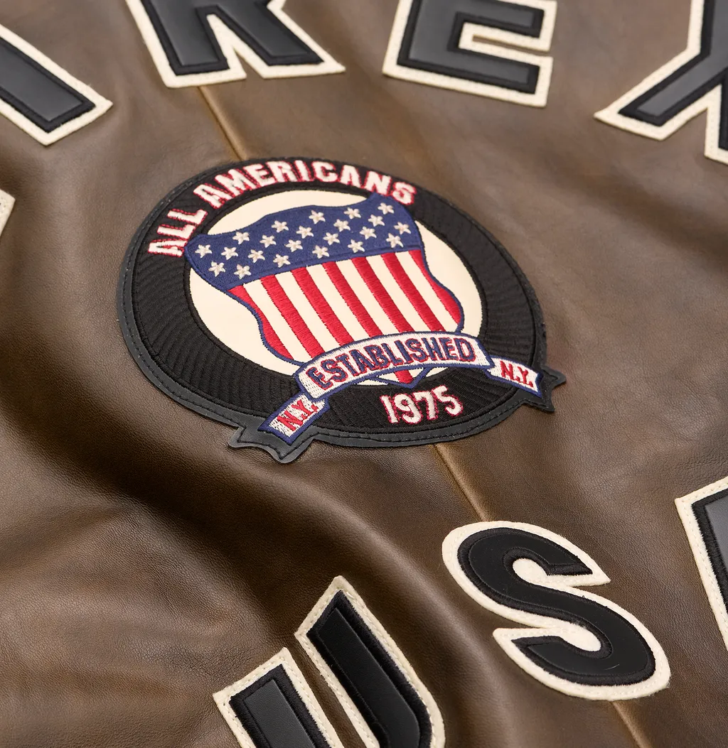 Limited Edition Avirex Vintage Fashion Bomber Leather Jackets For Sale