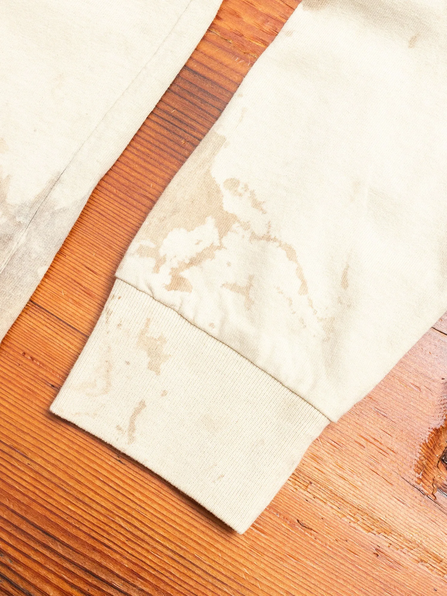 Long Sleeve University T-Shirt in Fossil Tie Dye