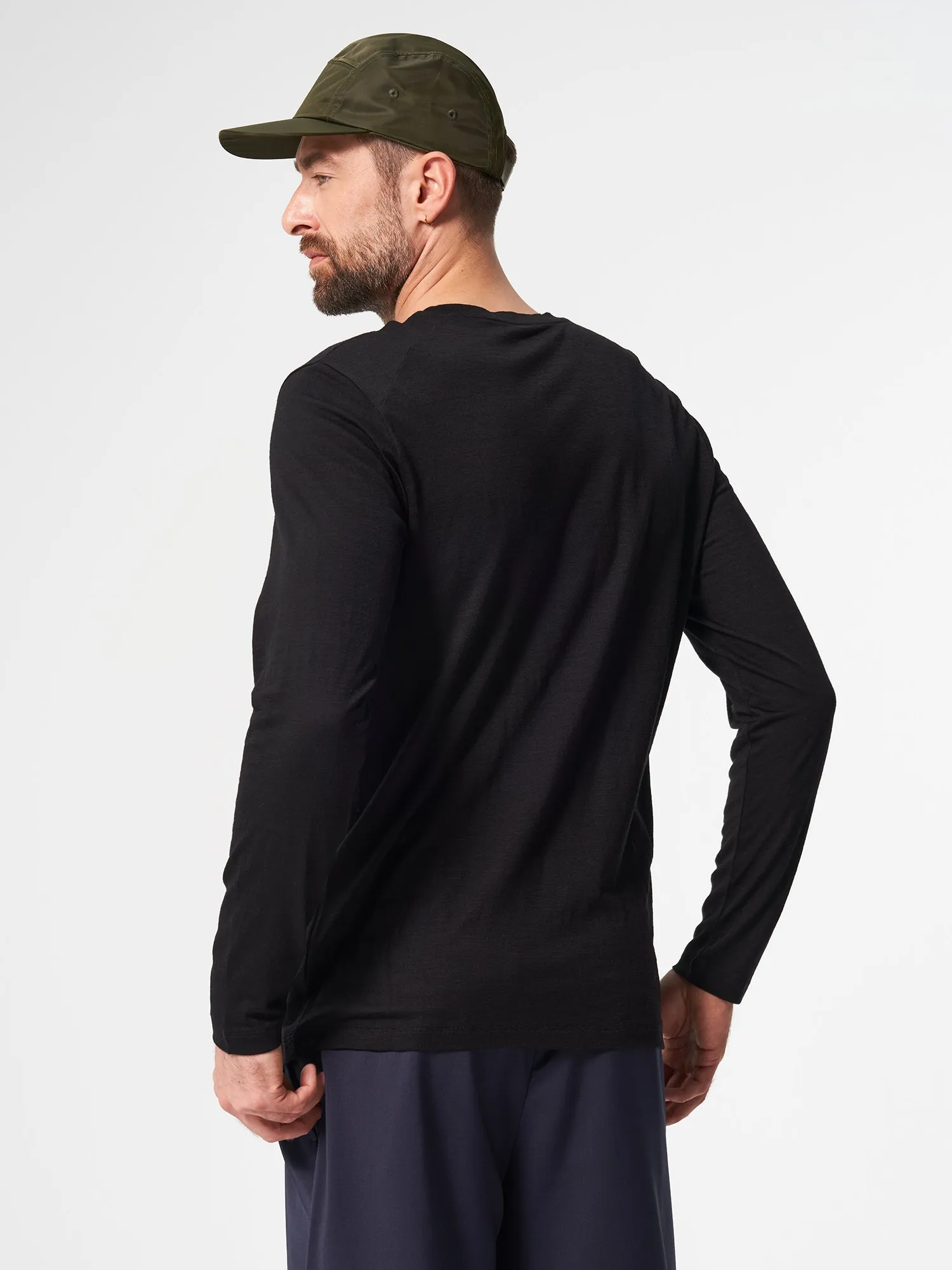 Longsleeve Merino - Sheep Black (Male)
