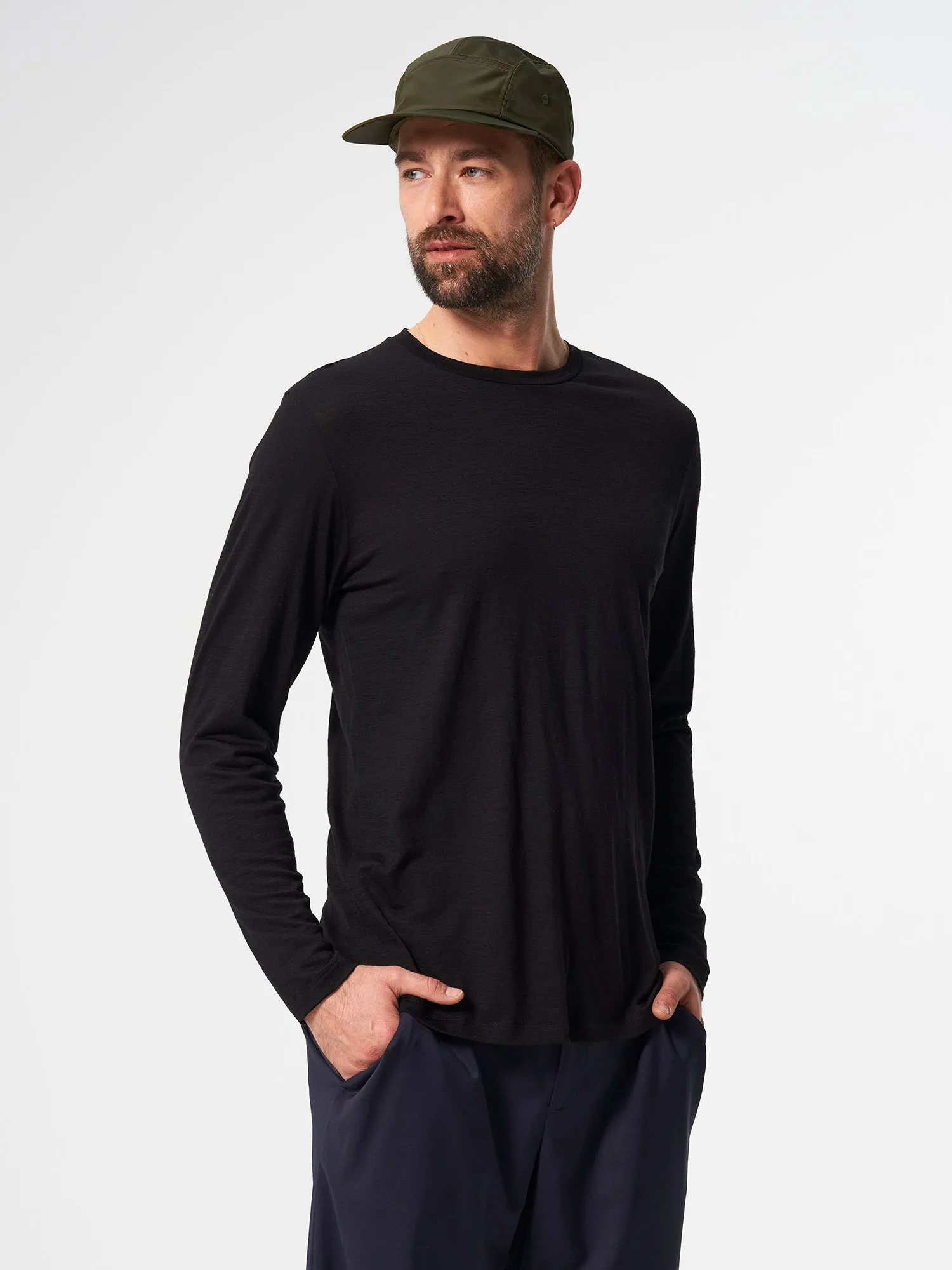 Longsleeve Merino - Sheep Black (Male)