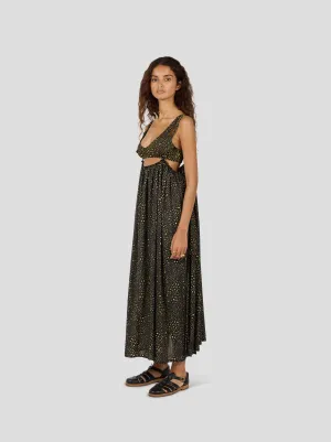 Louie Skirt in Black Leopard