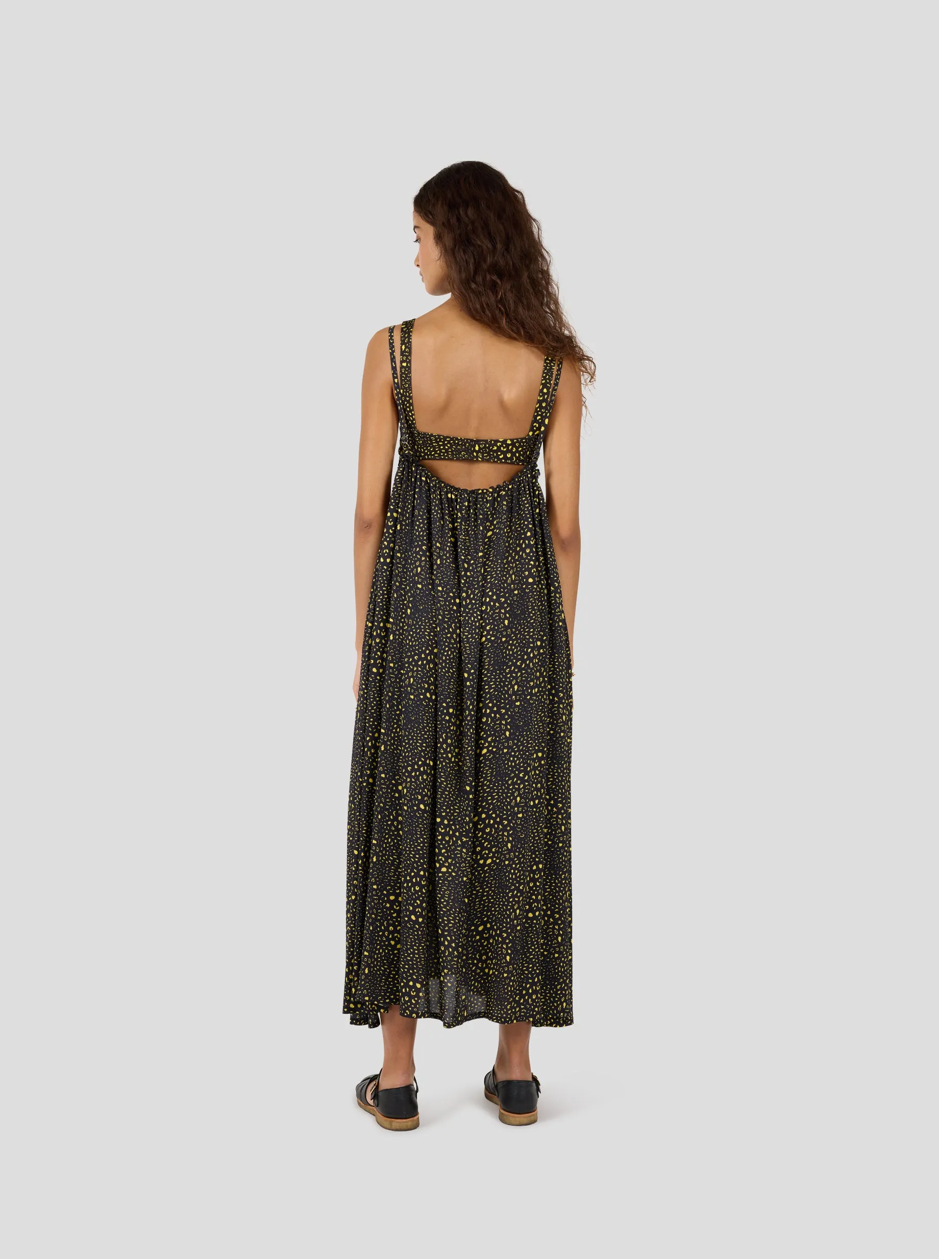 Louie Skirt in Black Leopard