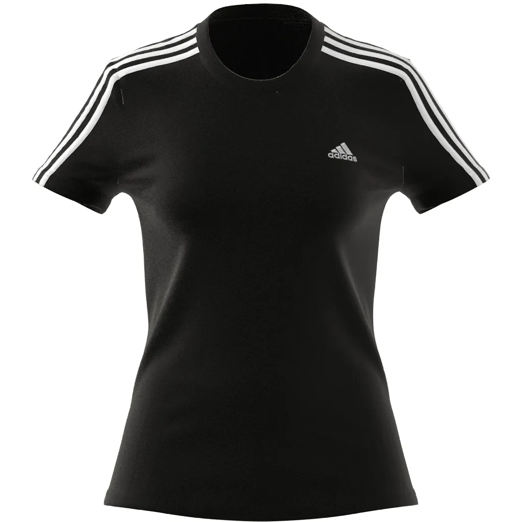 LOUNGEWEAR Essentials Slim 3-Streifen T-Shirt