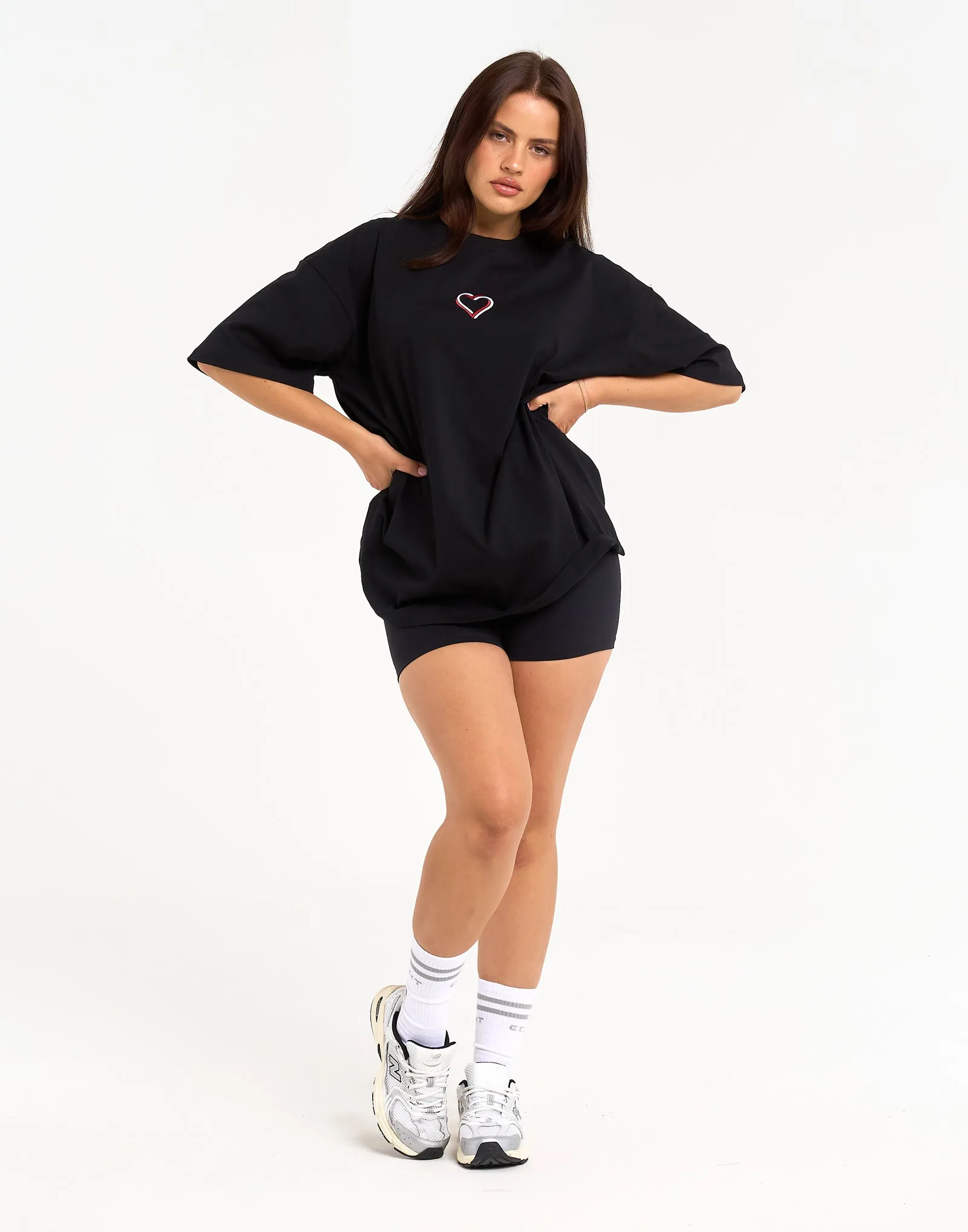 Love Oversize Tee - Black