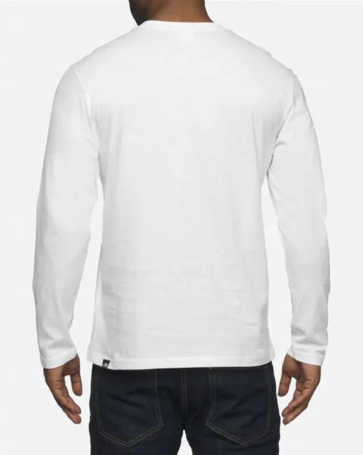 L/S Fine Tee - White