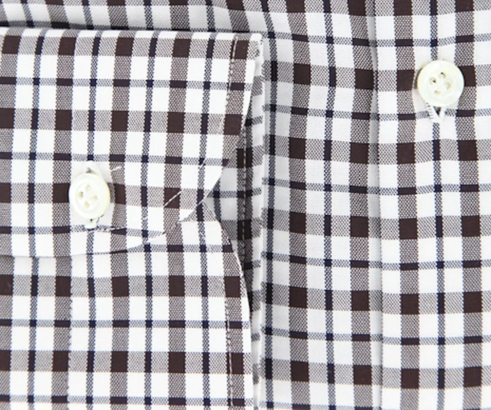 Luigi Borrelli Brown Shirt - Extra Slim