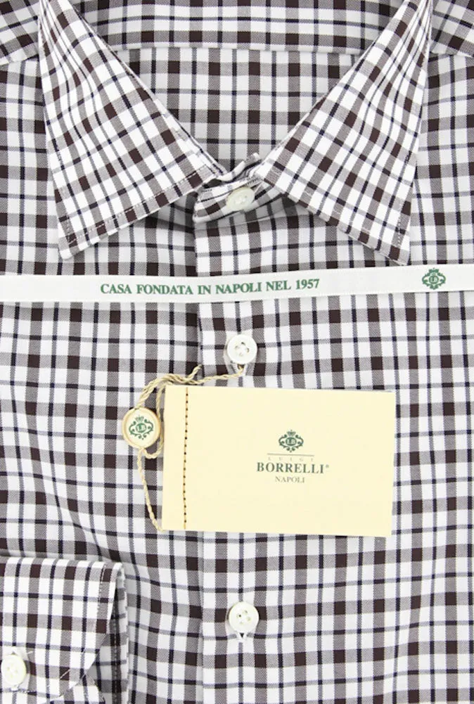 Luigi Borrelli Brown Shirt - Extra Slim