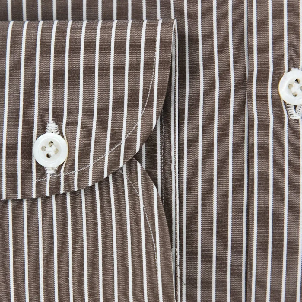 Luigi Borrelli Brown Shirt - Slim