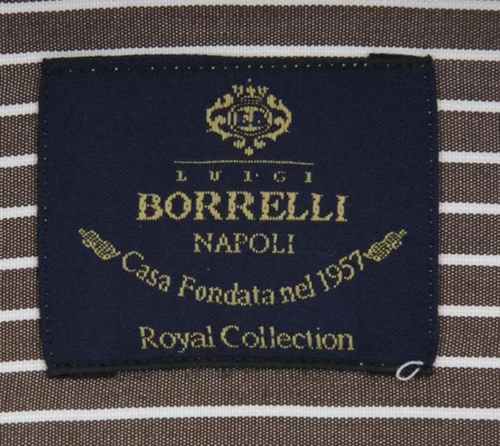 Luigi Borrelli Brown Shirt - Slim
