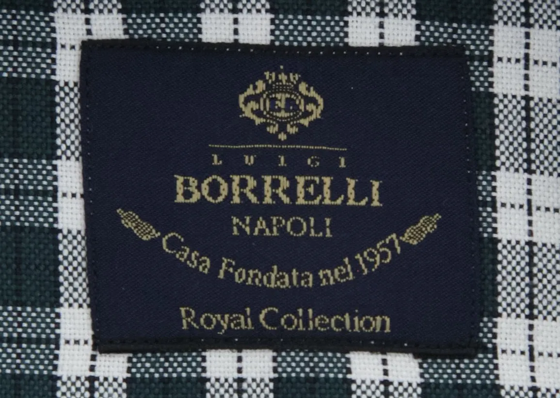 Luigi Borrelli Green Shirt - Slim