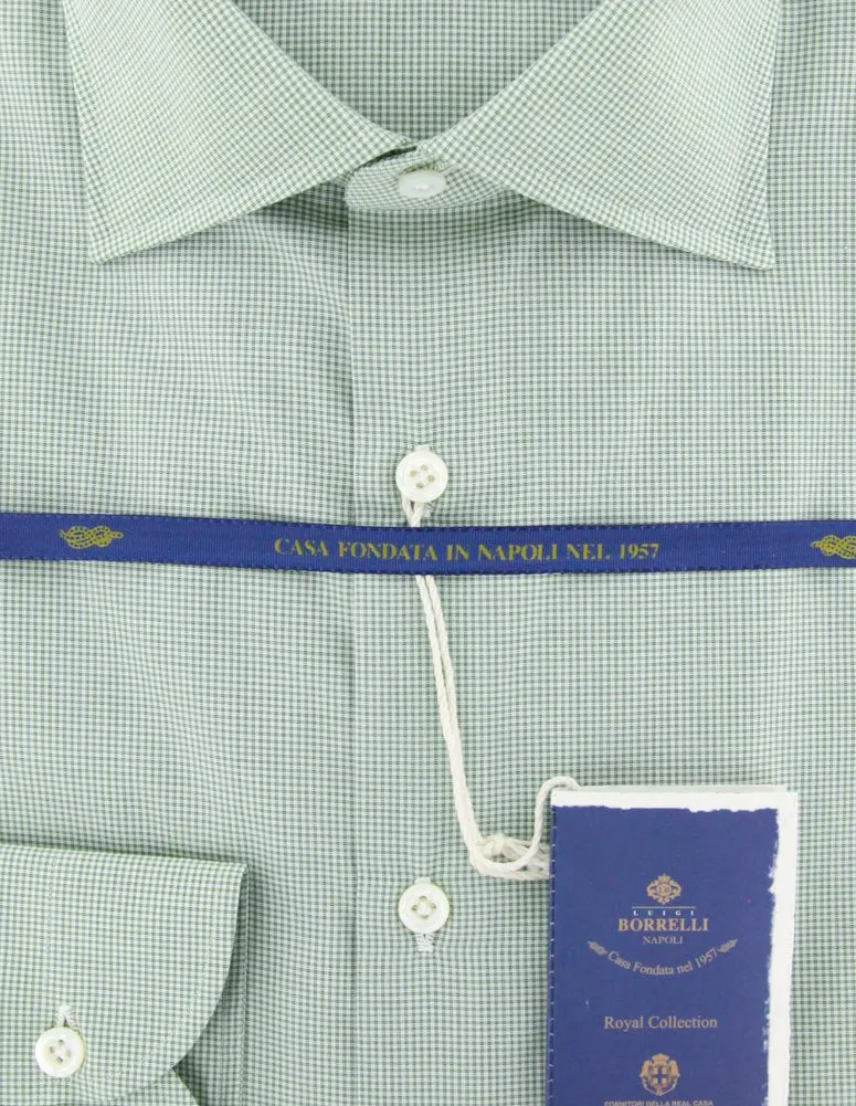 Luigi Borrelli Green Shirt - Slim
