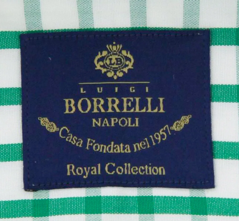 Luigi Borrelli Green Shirt - Slim