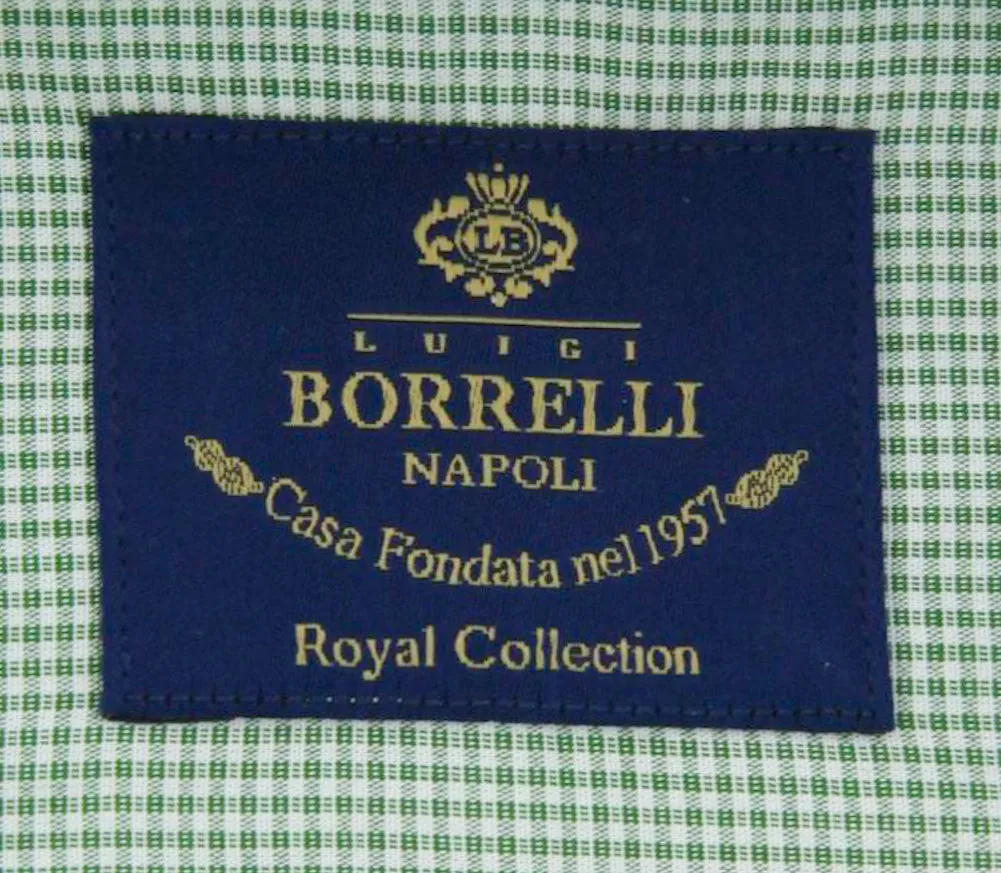 Luigi Borrelli Green Shirt - Slim