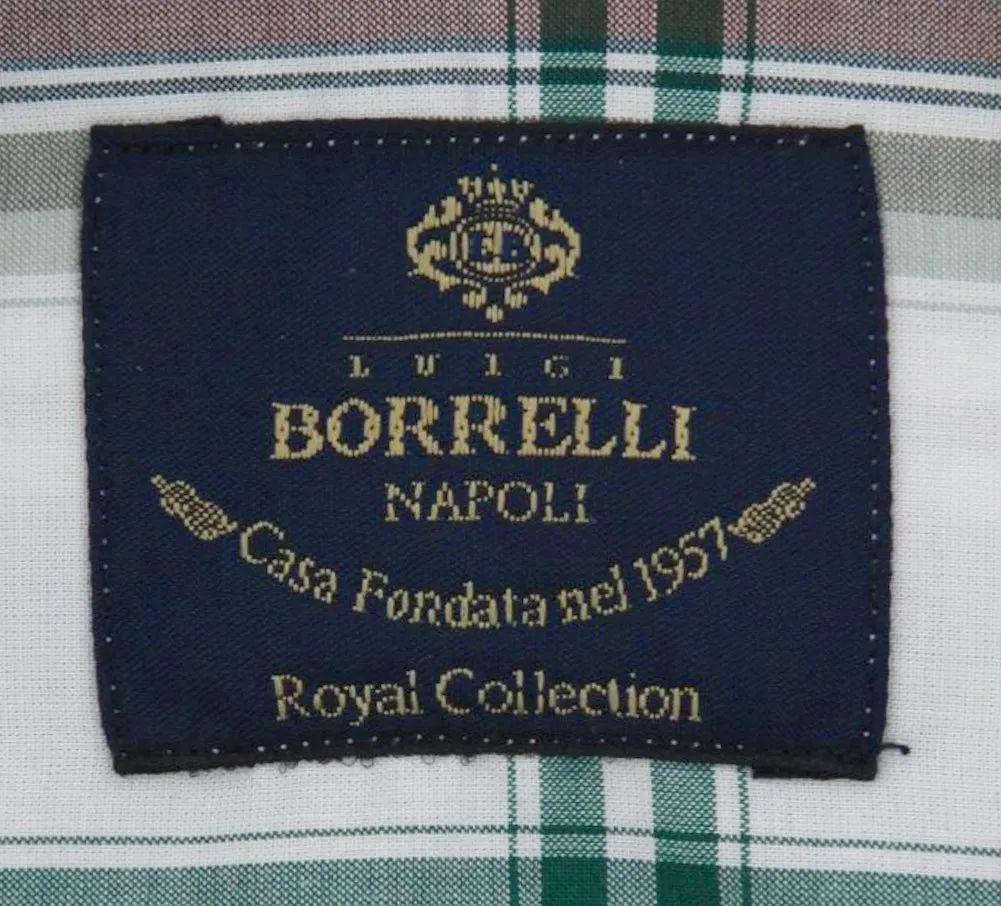 Luigi Borrelli Green Shirt - Slim
