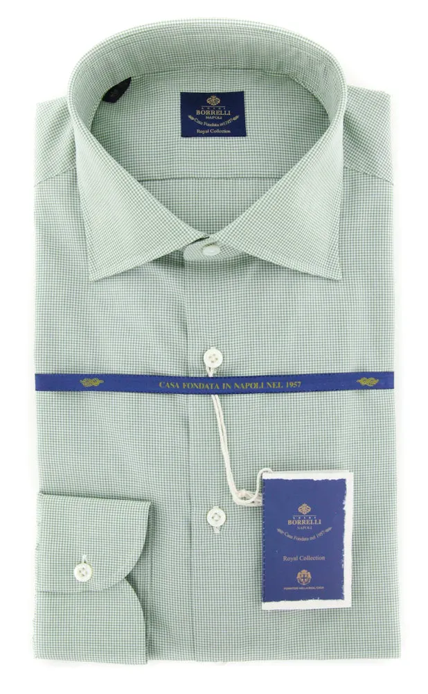 Luigi Borrelli Green Shirt - Slim
