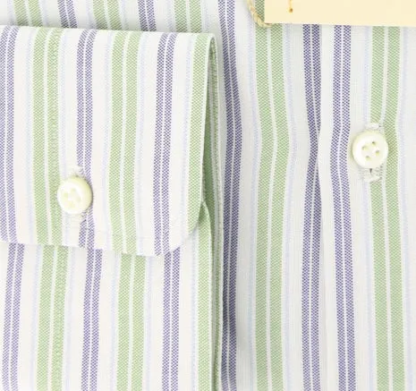 Luigi Borrelli Green Shirt - Slim