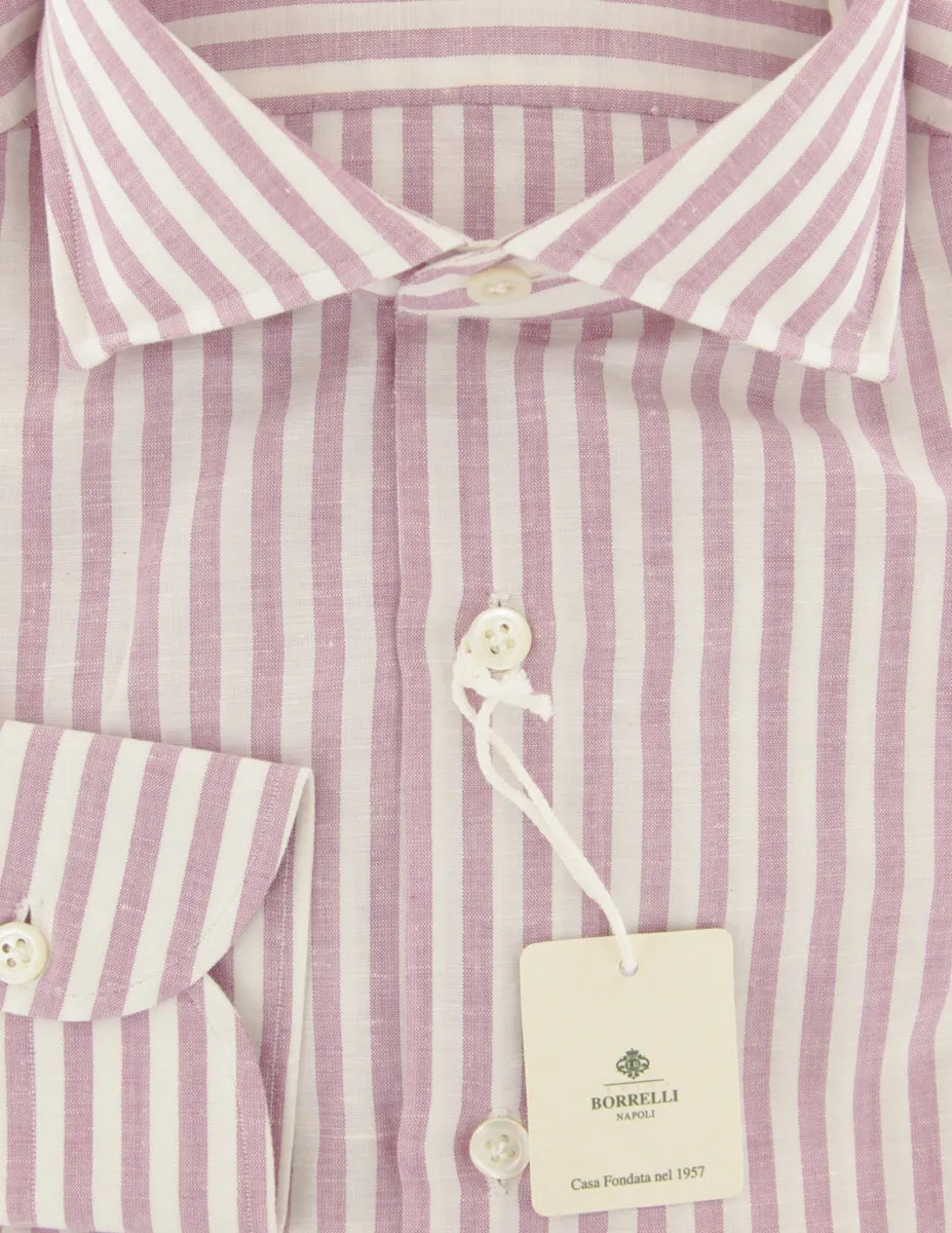 Luigi Borrelli Lavender Purple Shirt - Slim