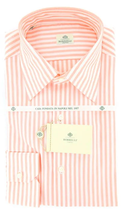 Luigi Borrelli Orange Shirt - Slim