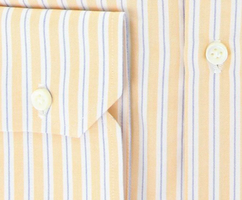 Luigi Borrelli Orange Shirt - Slim