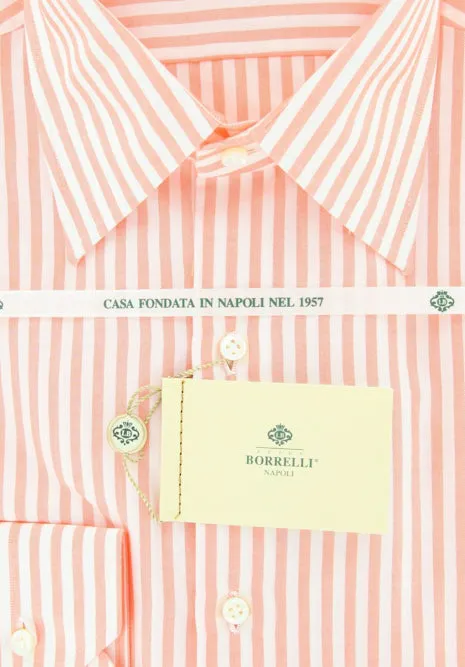 Luigi Borrelli Orange Shirt - Slim