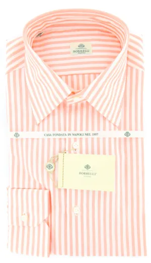 Luigi Borrelli Orange Shirt - Slim
