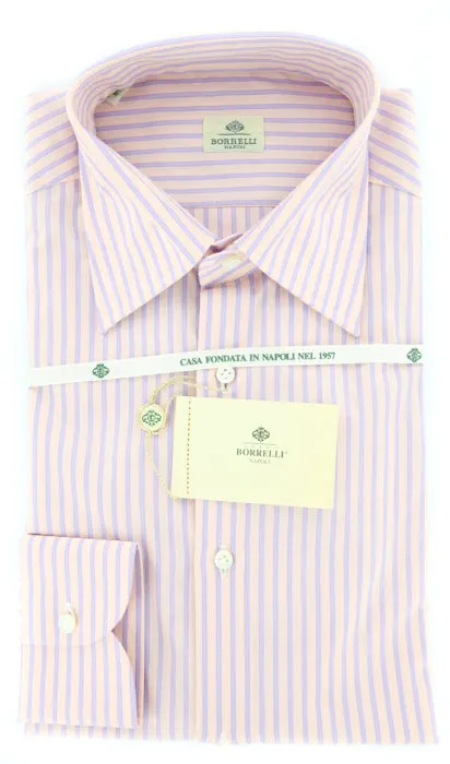 Luigi Borrelli Pink Shirt – Size: 15 US / 38 EU