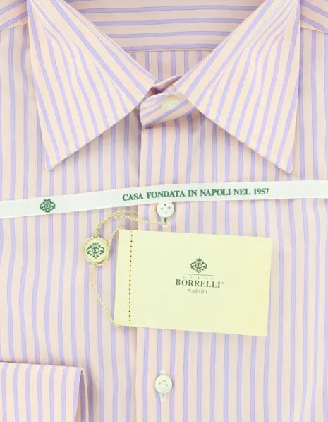 Luigi Borrelli Pink Shirt – Size: 15 US / 38 EU