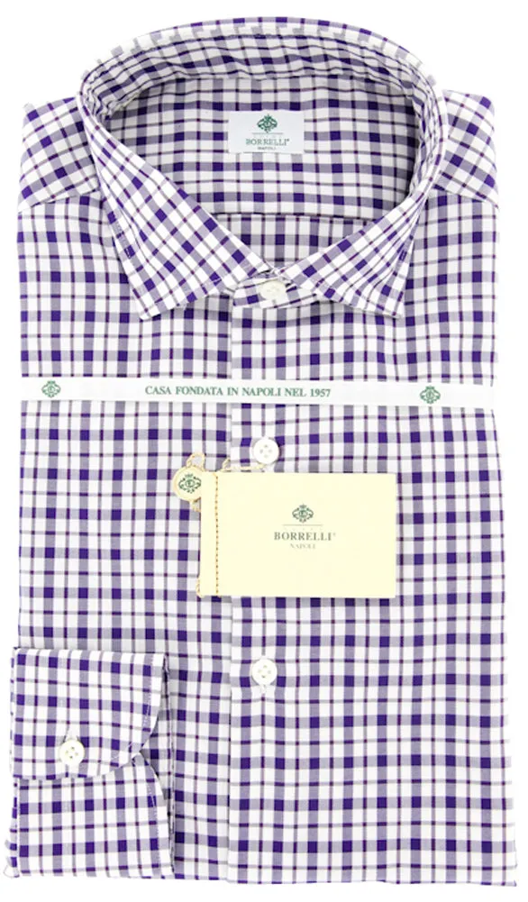 Luigi Borrelli Purple Shirt - Extra Slim