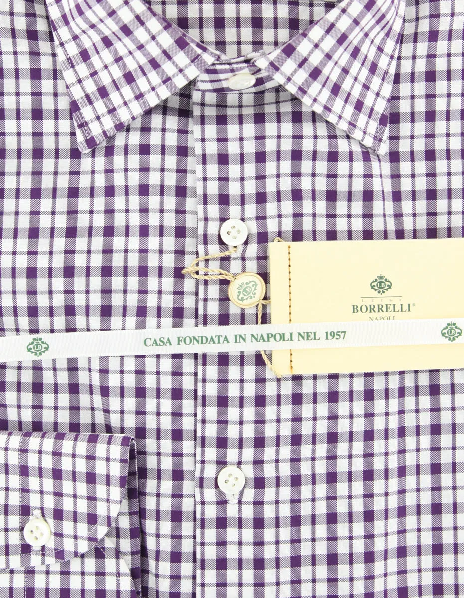 Luigi Borrelli Purple Shirt - Extra Slim