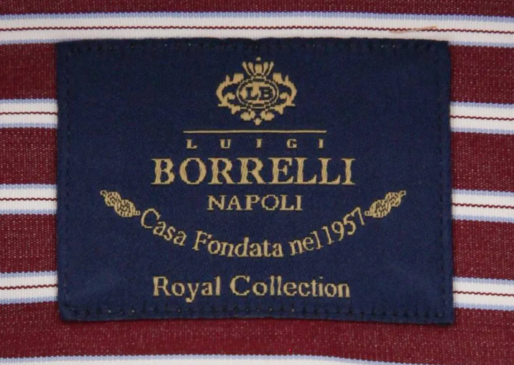 Luigi Borrelli Red Shirt - Slim