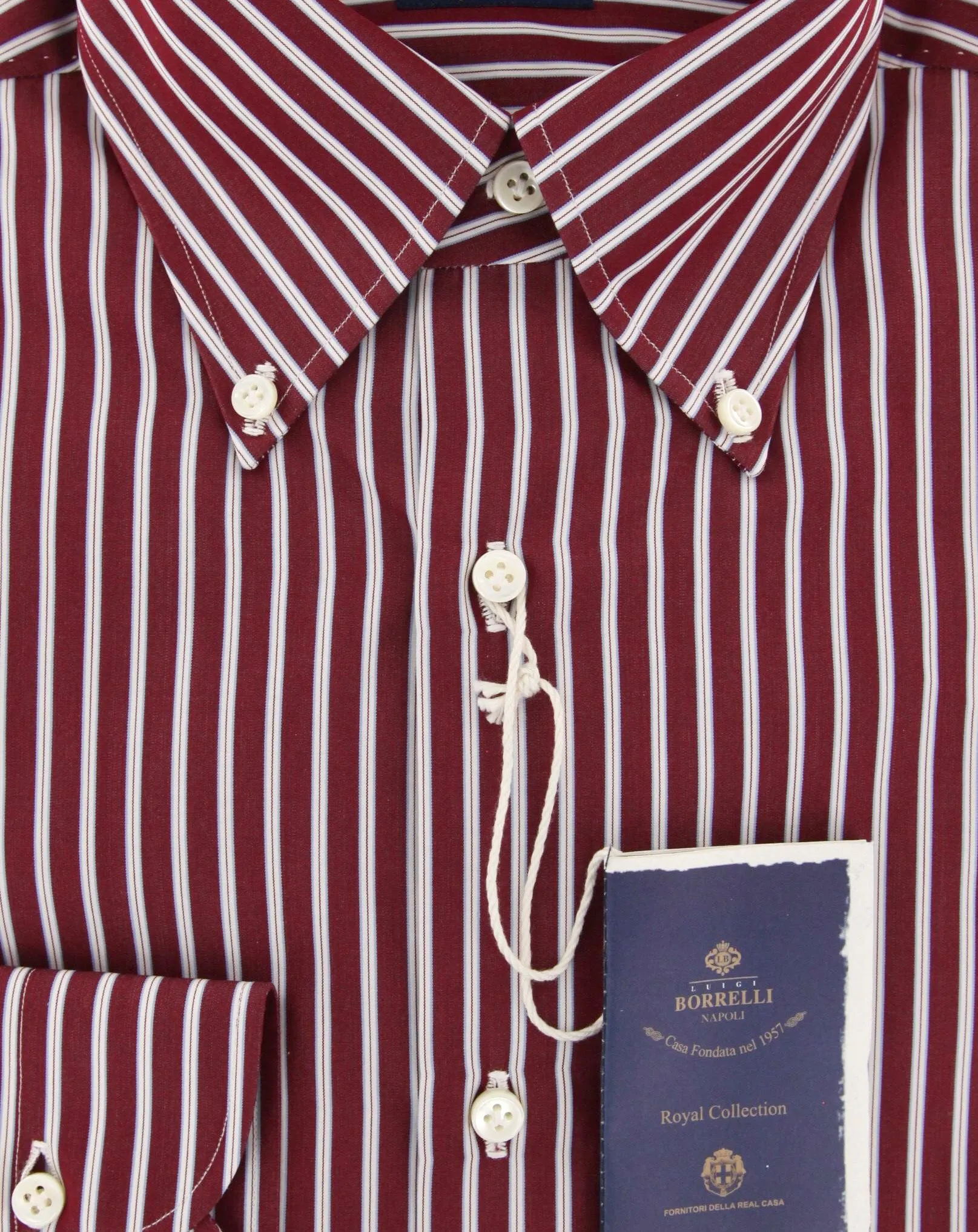 Luigi Borrelli Red Shirt - Slim