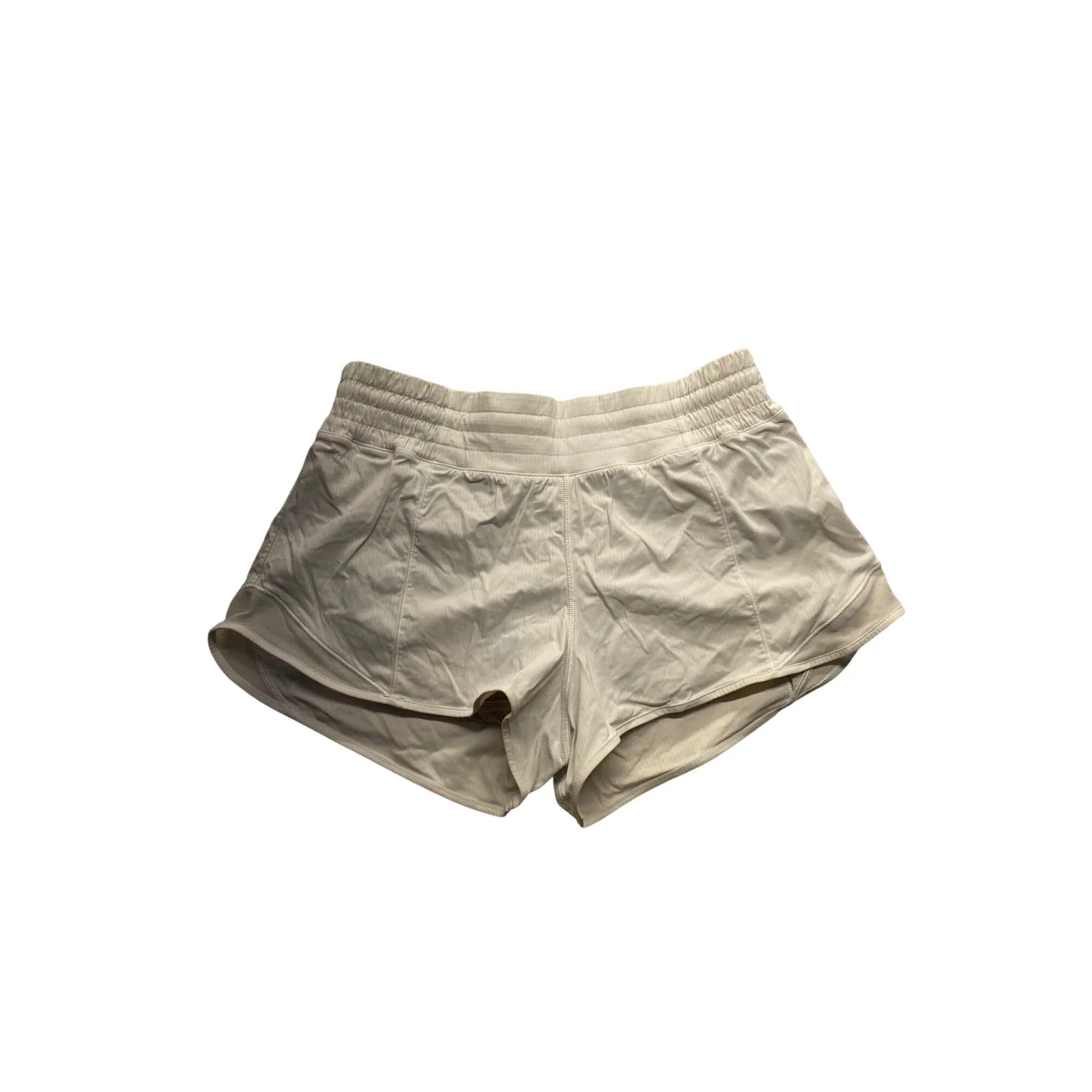 Lululemon Womens White Swiftly Relaxed Fit Athletic Running Shorts #7323