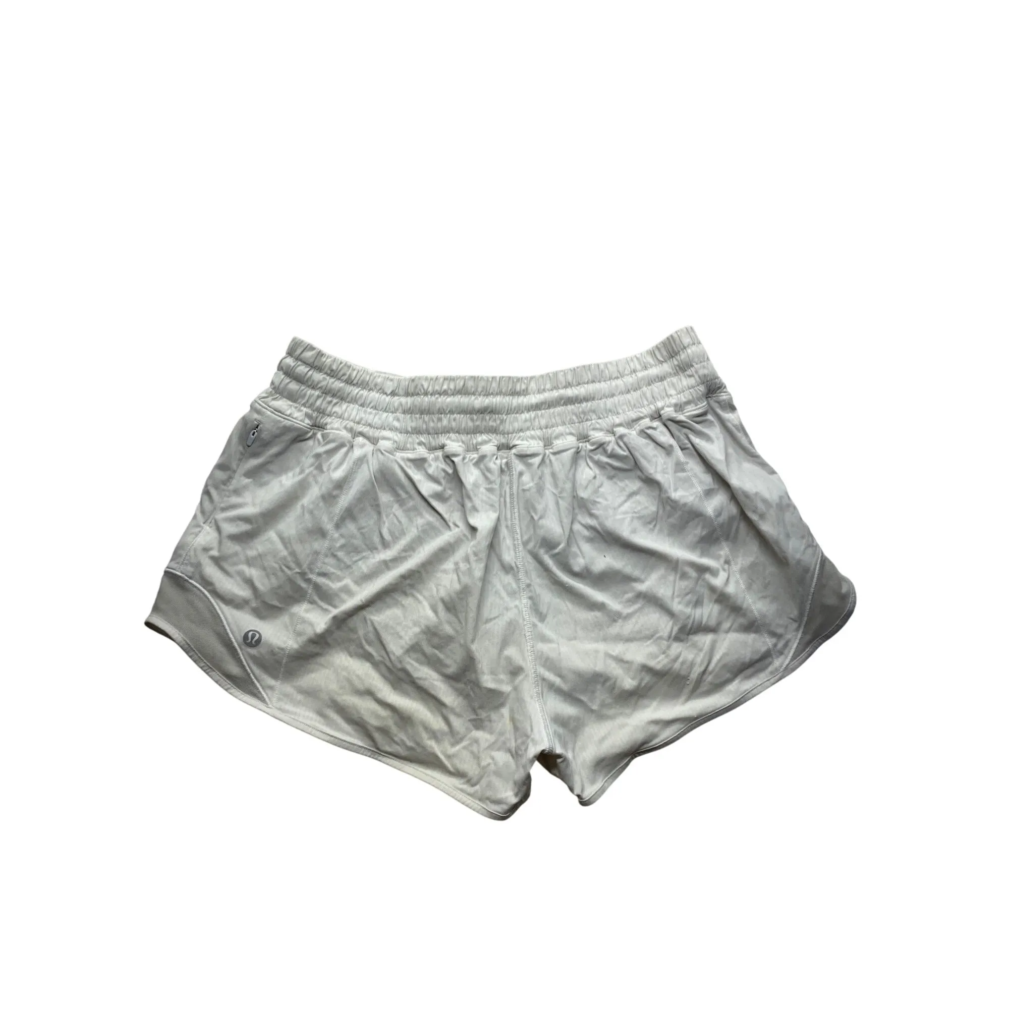 Lululemon Womens White Swiftly Relaxed Fit Athletic Running Shorts #7323