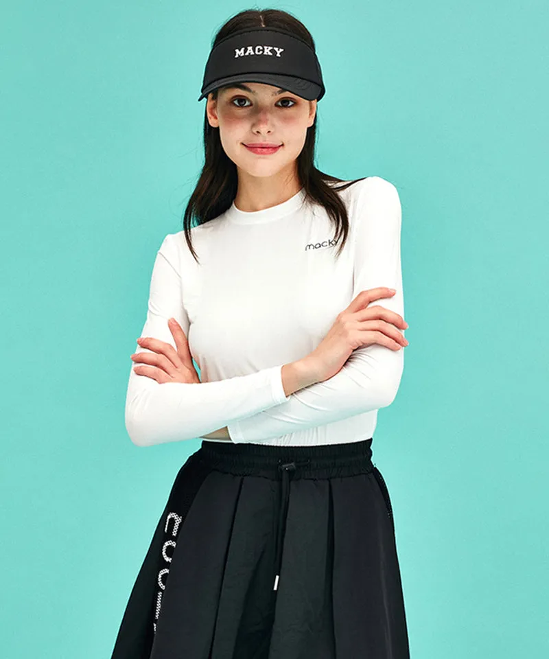 MACKY Golf: Cooling Logo Inner Shirt - White