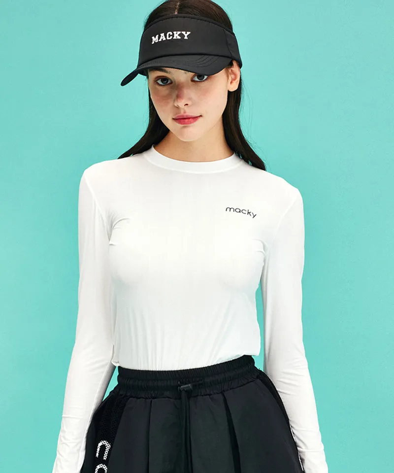 MACKY Golf: Cooling Logo Inner Shirt - White