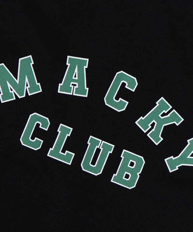 MACKY Golf: Slim Half Neck T-Shirt - Black