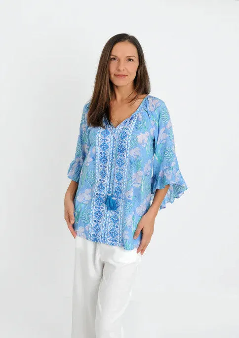 Maldives Top - Blue