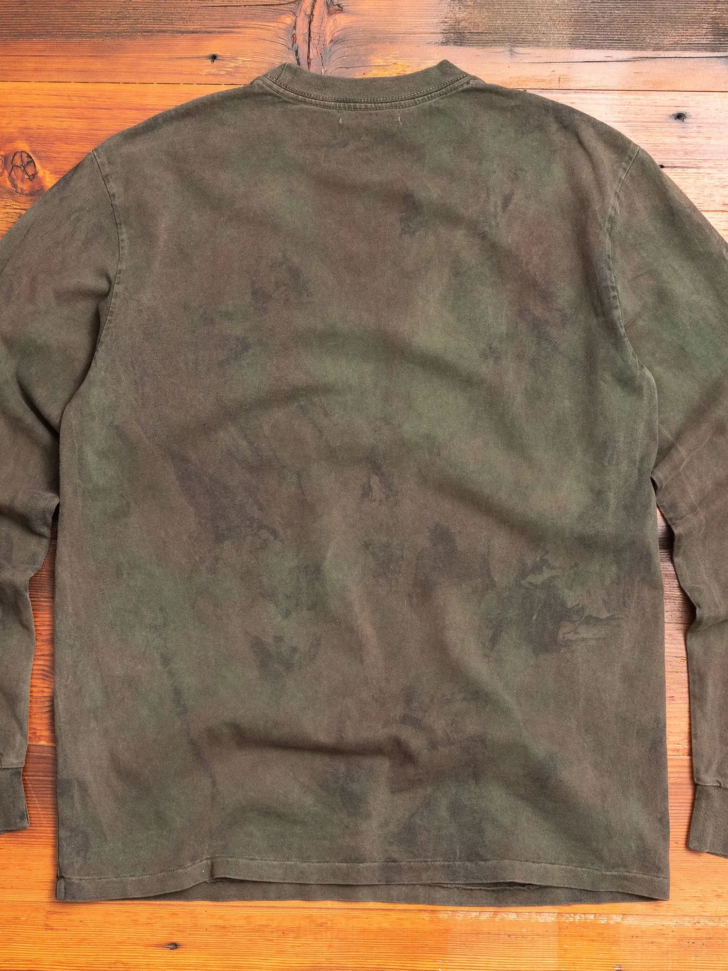 Marble Mix Long Sleeve University T-Shirt in Steelhead