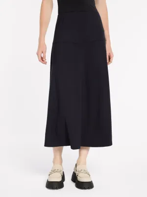 MARCO POLO - Navy Fit and Flare Ponte Skirt - YTMP5043
