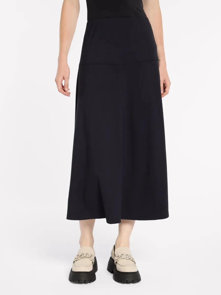 MARCO POLO - Navy Fit and Flare Ponte Skirt - YTMP5043