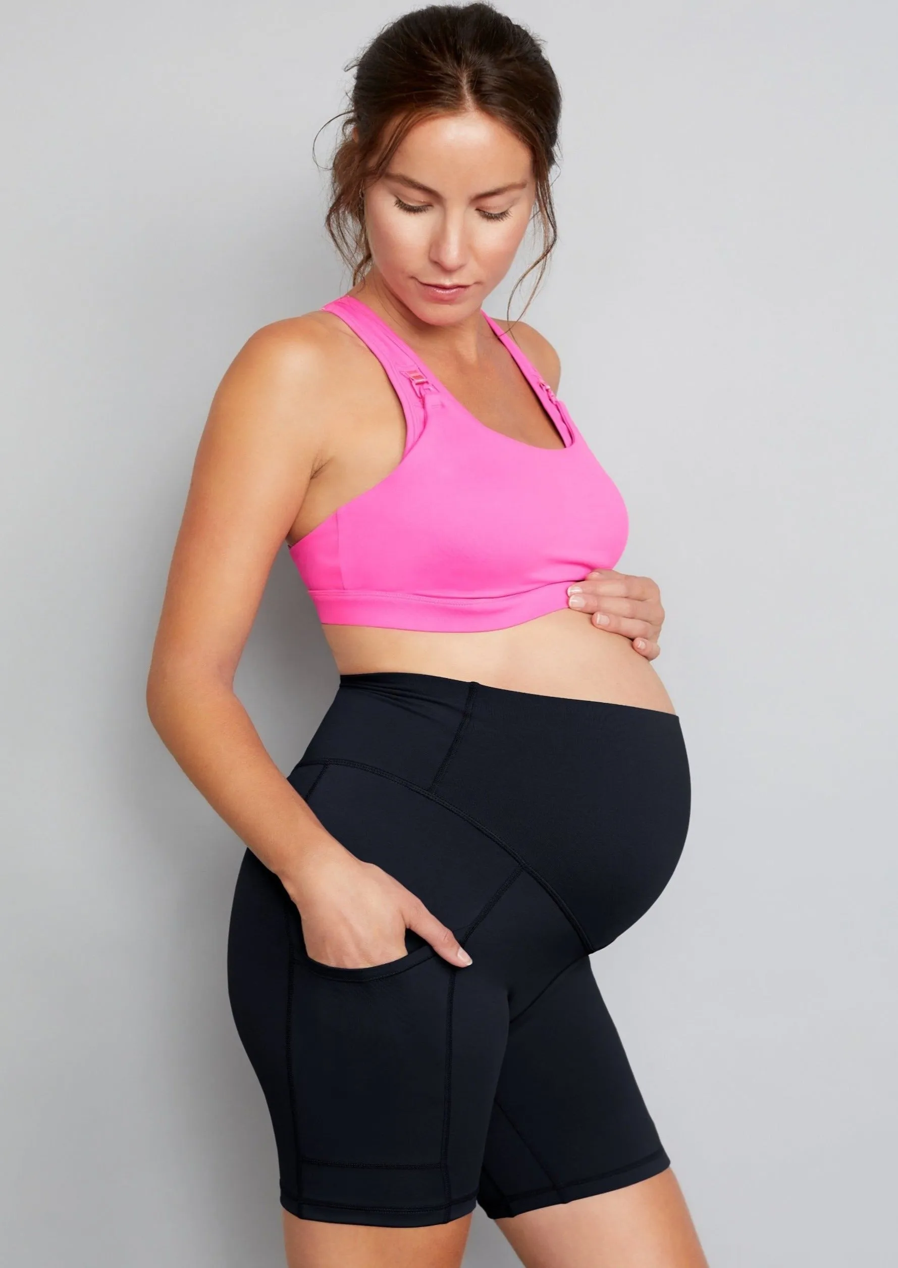 Maternity Shorts - Jet Black
