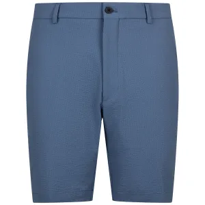 Matlock Seersucker Performance Shorts Ocean Blue