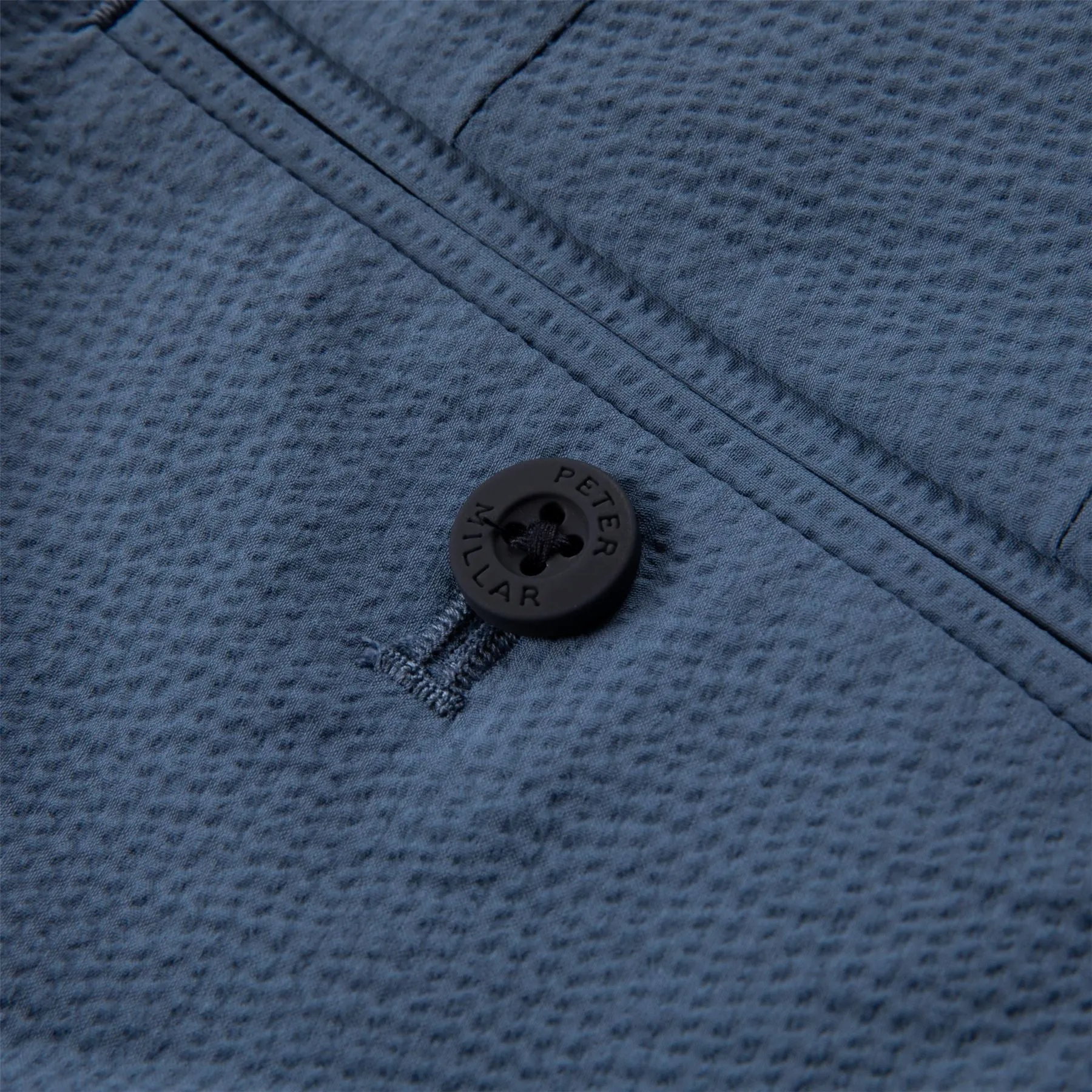 Matlock Seersucker Performance Shorts Ocean Blue