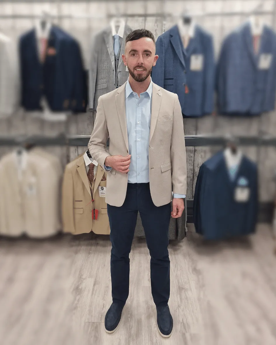 Mayfair Stone Jacket with Navy Chino
