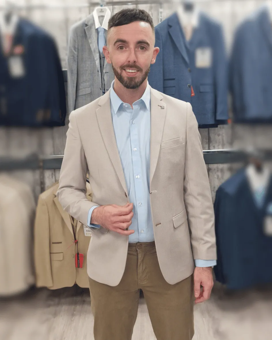 Mayfair Stone Jacket with Sand Chino